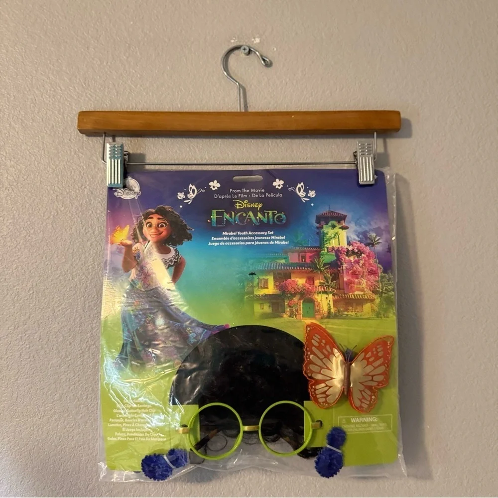 New Disney Parks Encanto Mirabel Youth Accessory Costume Set